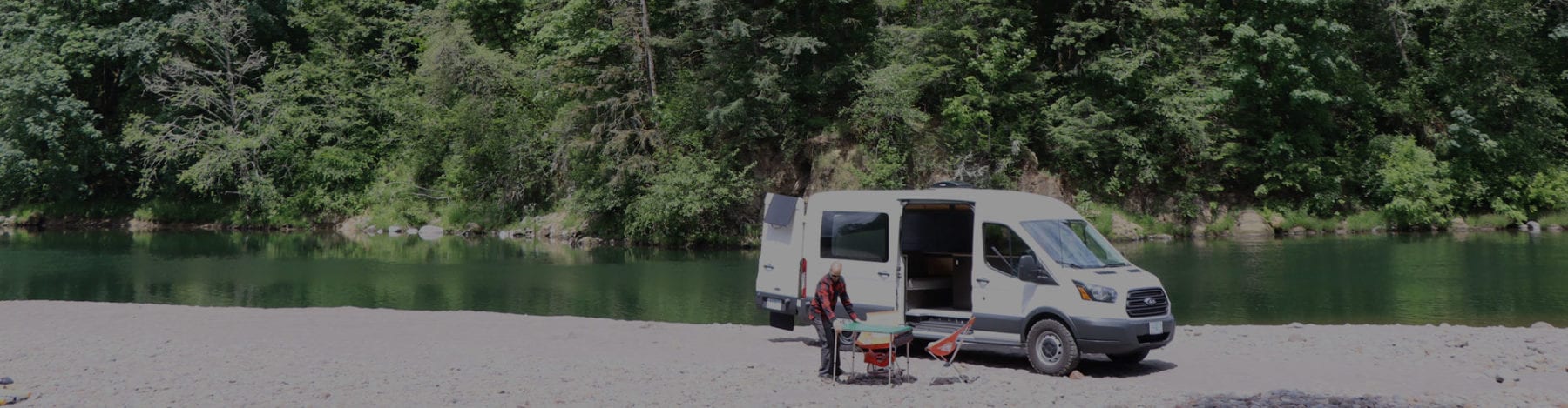 Inside the new Ford Transit Campervan conversion