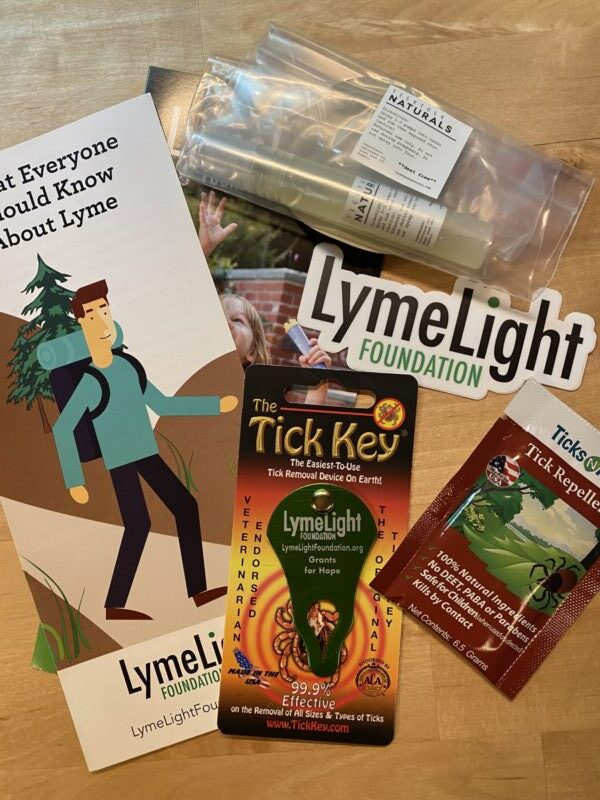 Lyme disease tick kit from The Lyme Light Foundation