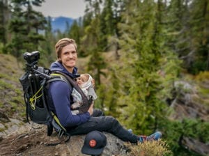 Backpacking with a baby and camping out of a campervan as a family with a baby