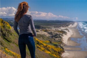 Overlooking the Oregon Coast