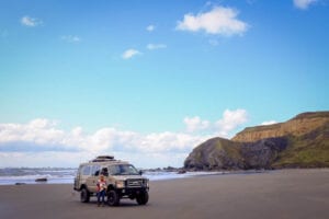 Posted up on the Oregon Coast with adventure van, Delta