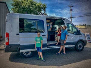 Ford Transit camper van for the family