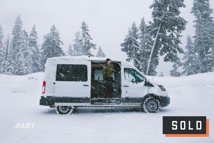 2018 2wd Ford Transit For Sale build by Axis Vehicle Outfitters in Hood River, Oregon