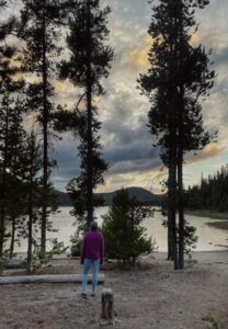 Beautiful lake in central Oregon